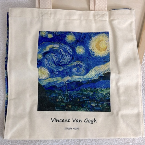 VAN GOGH Canvas Tote Starry Night Canvas Tote - Picture 1 of 7